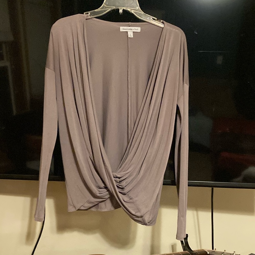 Abercrombie & Fitch blouse small brown/tan